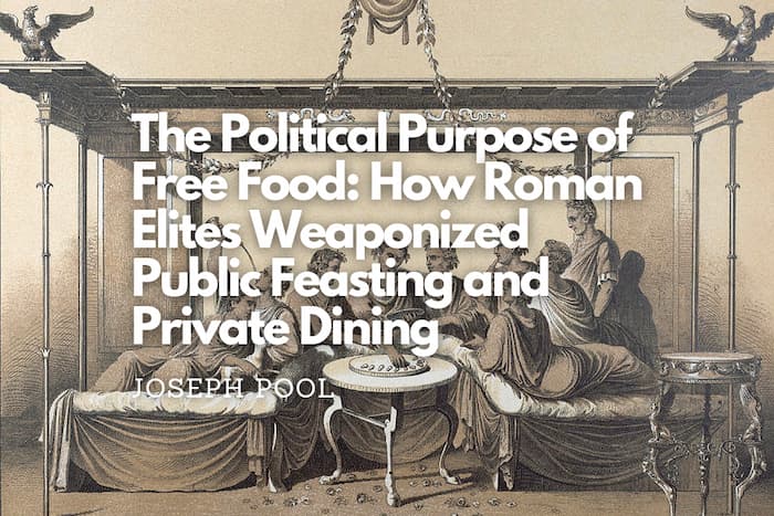The Political Purpose of Free Food: How Roman Elites Weaponized Public Feasting and Private Dining